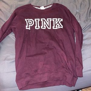 pink pullover
